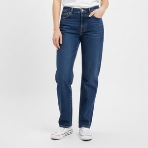 LEVI'S 550 Women's Classic Relaxed Fit Tapered Leg Blue Washed Denim Jeans Sz 14